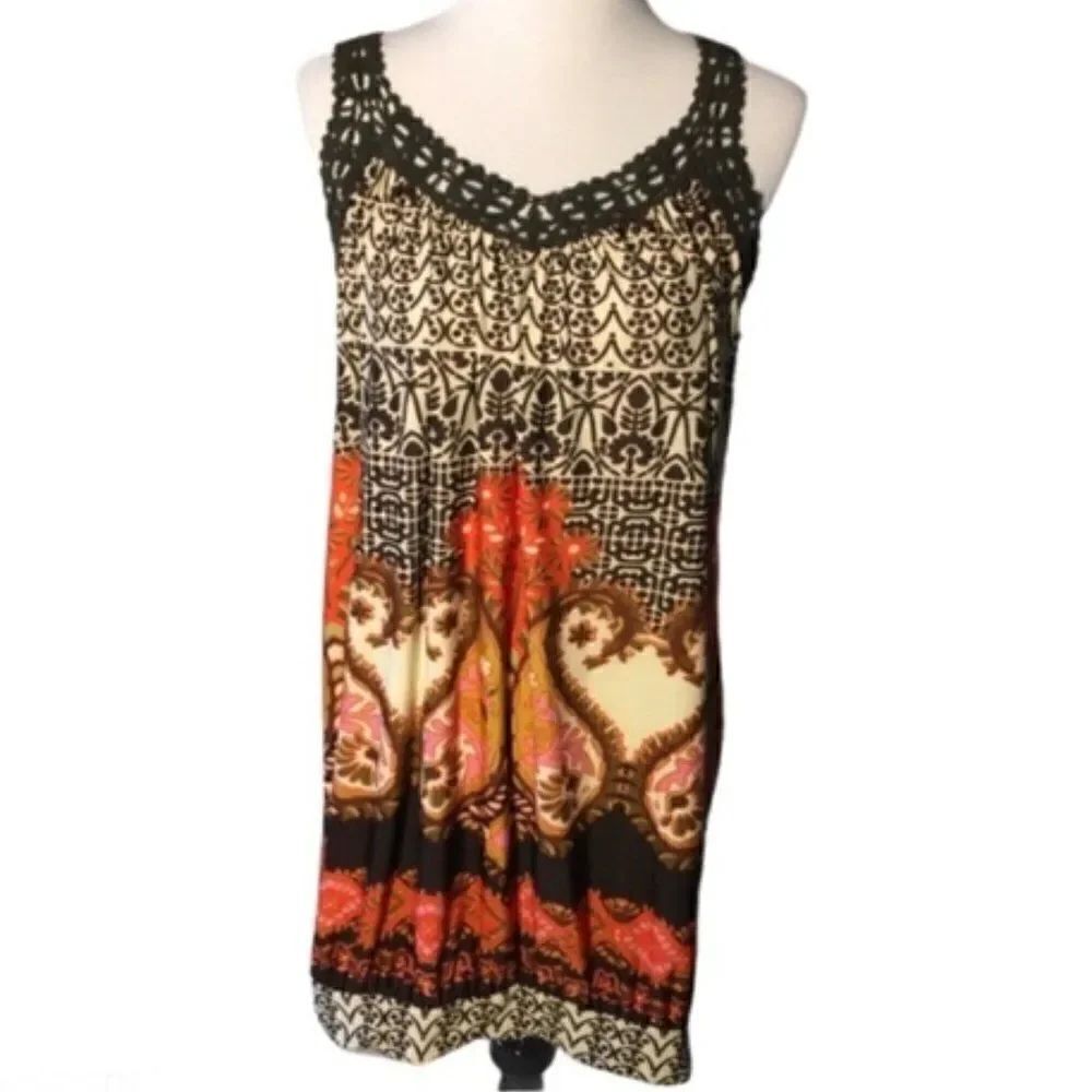 S.C. Fashion Multi Colored Beach Coverup/Sundress